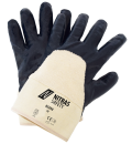 NITRAS 03430 Nitrilhandschuhe 3/4 beschichtet blau – robust & ölbeständig